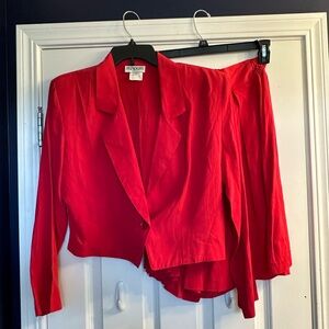 Women’s Red Suit Set